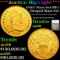 ***Auction Highlight*** 1798/7 Stars 9x4 Draped Bust Gold Eagle $10 BD-1 Graded au58 By SEGS (fc)