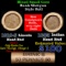 Mixed small cents 1c orig shotgun roll, 1919-s Wheat Cent, 1883 Indian Cent other end, brinks Wrappe