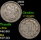 1866 Three Cent Copper Nickel 3cn Grades vf details