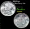 1945-p Mercury Dime 10c Grades Choice+ Unc