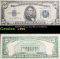 1934D $5 Green Seal Silver Certificate Grades vf+