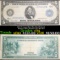 1914 $5 Large Size Blue Seal Federal Reserve Note, 10-J Kansas, MO Grades vf++