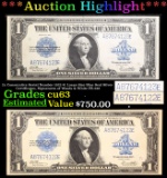 ***Auction Highlight*** 2x Consecutive Serial Number 1923 $1 Large Size Blue Seal Silver Certificate
