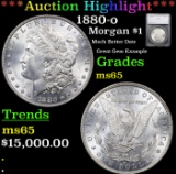 ***Auction Highlight*** 1880-o Morgan Dollar $1 Graded ms65 By SEGS (fc)