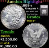 ***Auction Highlight*** 1898-s Morgan Dollar $1 Graded ms64+ By SEGS (fc)