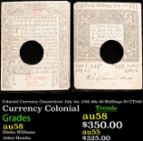 Colonial Currency Connecticut July 1st, 1780 40s 40 Shillings Fr-CT240 Grades Choice AU/BU Slider