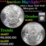 ***Auction Highlight*** 1902-o Morgan Dollar Near TOP POP! $1 Graded ms66+ by SEGS (fc)