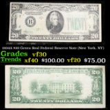 1934A $20 Green Seal Federal Reserve Note (New York, NY) Grades vf++