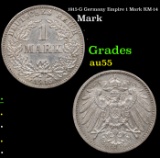 1915-G Germany Empire 1 Mark KM-14 Grades Choice AU