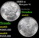 1885-o Morgan Dollar $1 Grades Choice+ Unc