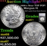 ***Auction Highlight*** 1898-o Morgan Dollar Near TOP POP! $1 Graded ms67+ BY SEGS (fc)