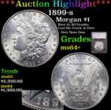 ***Auction Highlight*** 1899-s Morgan Dollar $1 Graded ms64+ By SEGS (fc)
