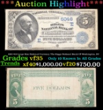 ***Auction Highlight*** 1882 $10 Large Size National Currency The Riggs National Bank Of Washington,