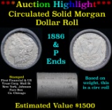 ***Auction Highlight***  First Financial Shotgun 1886 & 'P' Ends Mixed Morgan Silver dollar roll, 2