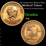 1912 Joseph Lister Medical Token Grades NG