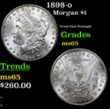 1898-o Morgan Dollar $1 Grades GEM Unc