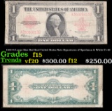 1923 $1 Large Size Red Seal United States Note Signatures of Speelman & White Fr-40 Grades f+
