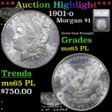 ***Auction Highlight*** 1901-o Morgan Dollar $1 Graded ms65 PL By SEGS