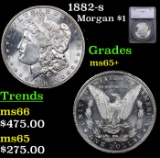 1882-s Morgan Dollar $1 Graded ms65+ By SEGS
