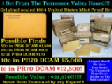 Original sealed 1964 United States Mint Proof Set Set Tennessee Valley Hoard
