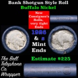 Buffalo Nickel Shotgun Roll in Old Bank Style 'Bell Telephone'  Wrapper 1926 & S Mint Ends