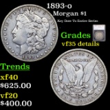 1893-o Morgan Dollar $1 Graded vf35 details By SEGS