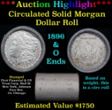 ***Auction Highlight***  First Financial Shotgun 1896 & 'O' Ends Mixed Morgan Silver dollar roll,