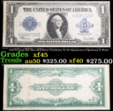 1923 $1 Large Size Blue Seal Silver Certificate, Fr-237 Signatures of Speelman & White Grades xf+