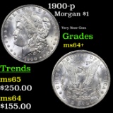 1900-p Morgan Dollar 1 Grades Choice+ Unc