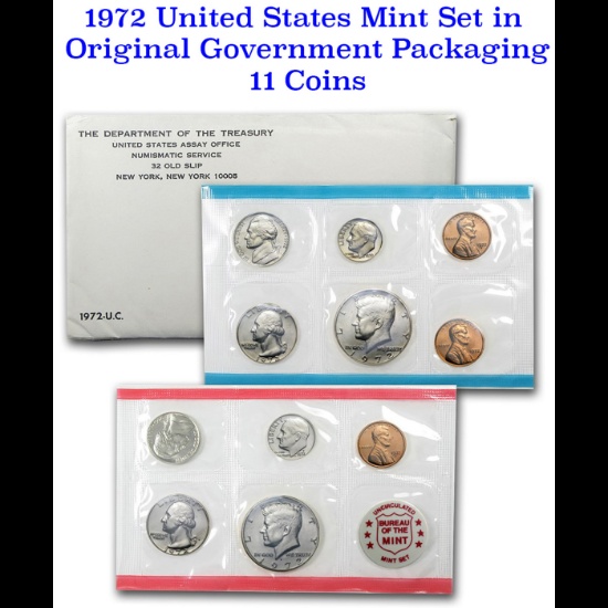 1972 United States Mint Set in Government Packaging