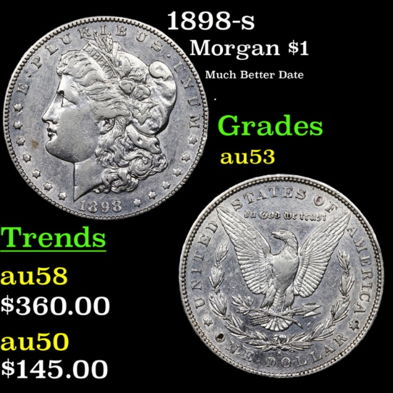 1898-s Morgan Dollar $1 Grades Select AU