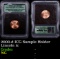 2000-d Lincoln Cent ICG Sample Holder 1c Graded NG By ICG