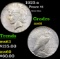 1923-s Peace Dollar $1 Grades BU+