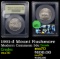 1991-d Mount Rushmore Modern Commem Half Dollar 50c Graded ms70, Perfection By USCG