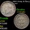 1863 Army & Navy Civil War Token 1c Grades vf details