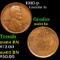 1910-p Lincoln Cent 1c Grades Choice Unc BN