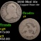 1830 Med 10c Capped Bust Dime 10c Grades g+