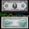 1914 $10 Blue Seal Federal Reserve Note, Kansas City, MI 10-J, Signatures of White & Mellon Fr-943A