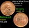 1944-p Lincoln Cent Mint Error 1c Grades Gem+ Unc RB