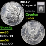 1904-o Morgan Dollar $1 Graded ms64+ By SEGS