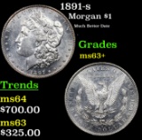 1891-s Morgan Dollar $1 Grades Select+ Unc