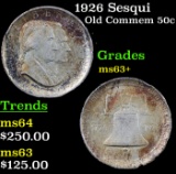 1926 Sesqui Old Commem Half Dollar 50c Grades Select+ Unc