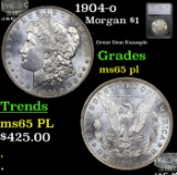 1904-o Morgan Dollar $1 Graded ms65 pl By SEGS