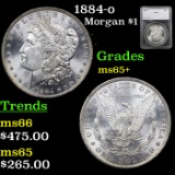 1884-o Morgan Dollar $1 Graded ms65+ By SEGS