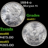 1884-o Morgan Dollar $1 Grades GEM+ Unc