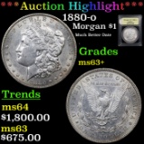 ***Auction Highlight*** 1880-o Morgan Dollar $1 Graded Select+ Unc BY USCG (fc)