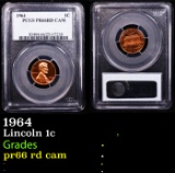 Proof PCGS 1964 Lincoln Cent 1c Graded pr66 rd cam By PCGS