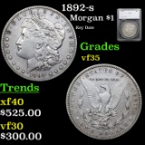 1892-s Morgan Dollar $1 Graded vf35 By SEGS