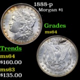 1888-p Morgan Dollar $1 Grades Choice Unc