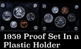 1959 Proof Set In a Plastic Holder